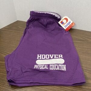 VTG Purple Dodger gym shorts Size Large NWT 90s Hoover Physical Education USA